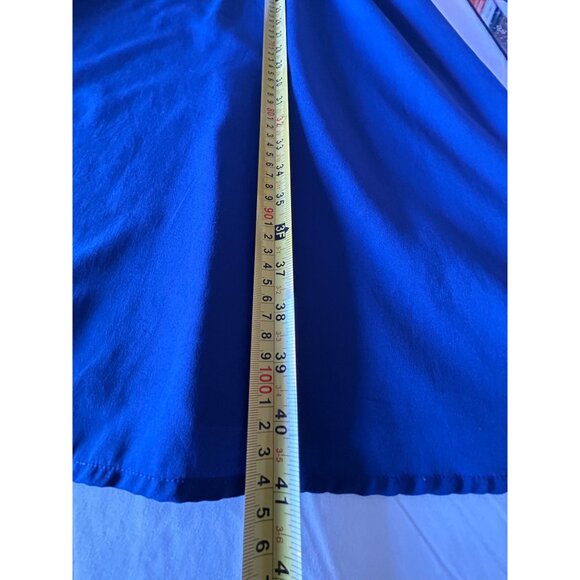 Royal Blue Sleeveless Lace-Up Casual Dress size 1X - Picture 12 of 13